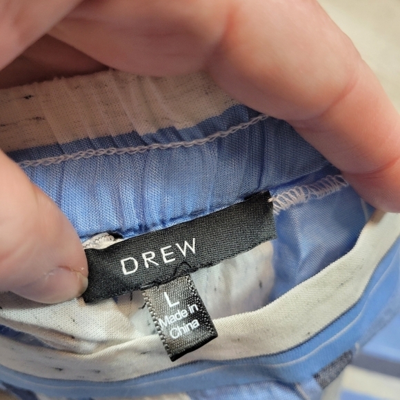 DREW Whitney Striped Wide Leg Side Slit Pants - Picture 5 of 9